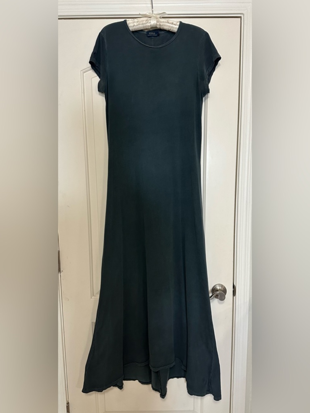 Polo Ralph Lauren | Blue Cotton Floor-Length Maxi Dress